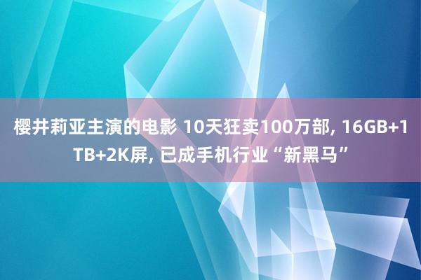 樱井莉亚主演的电影 10天狂卖100万部， 16GB+1TB+2K屏， 已成手机行业“新黑马”