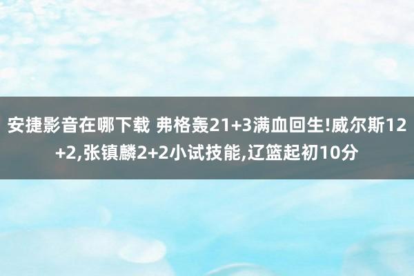 安捷影音在哪下载 弗格轰21+3满血回生!威尔斯12+2,张镇麟2+2小试技能,辽篮起初10分