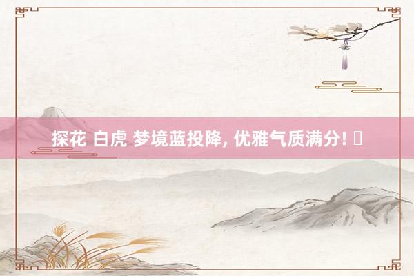探花 白虎 梦境蓝投降, 优雅气质满分! ✨