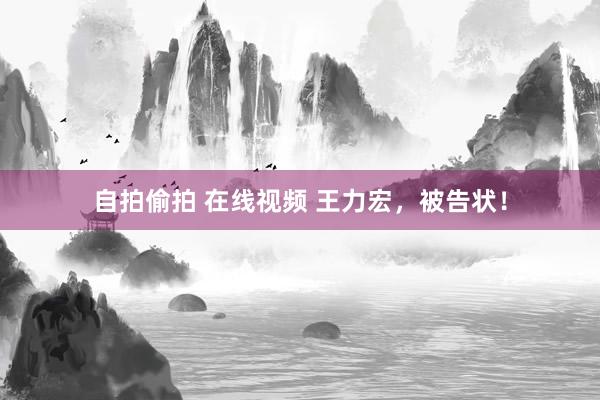 自拍偷拍 在线视频 王力宏，被告状！