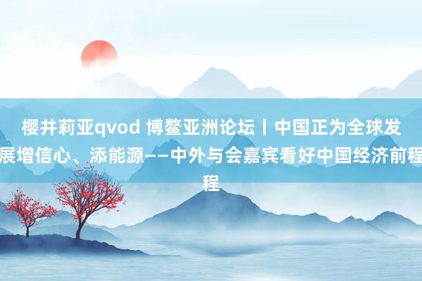 樱井莉亚qvod 博鳌亚洲论坛丨中国正为全球发展增信心、添能源——中外与会嘉宾看好中国经济前程