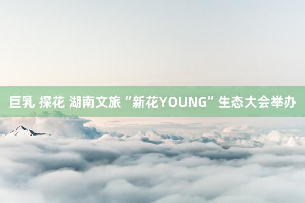 巨乳 探花 湖南文旅“新花YOUNG”生态大会举办