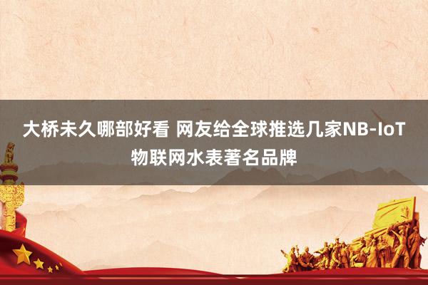 大桥未久哪部好看 网友给全球推选几家NB-IoT物联网水表著名品牌